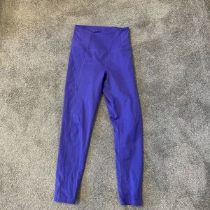 Vibrant Purple High-Waisted Leggings